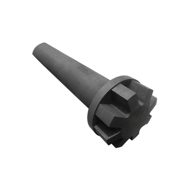 Rotor de grafito isostático de alta pureza - Varilla de refinación de desgasificación eficiente para fundición de aluminio - Agitador resistente al calor