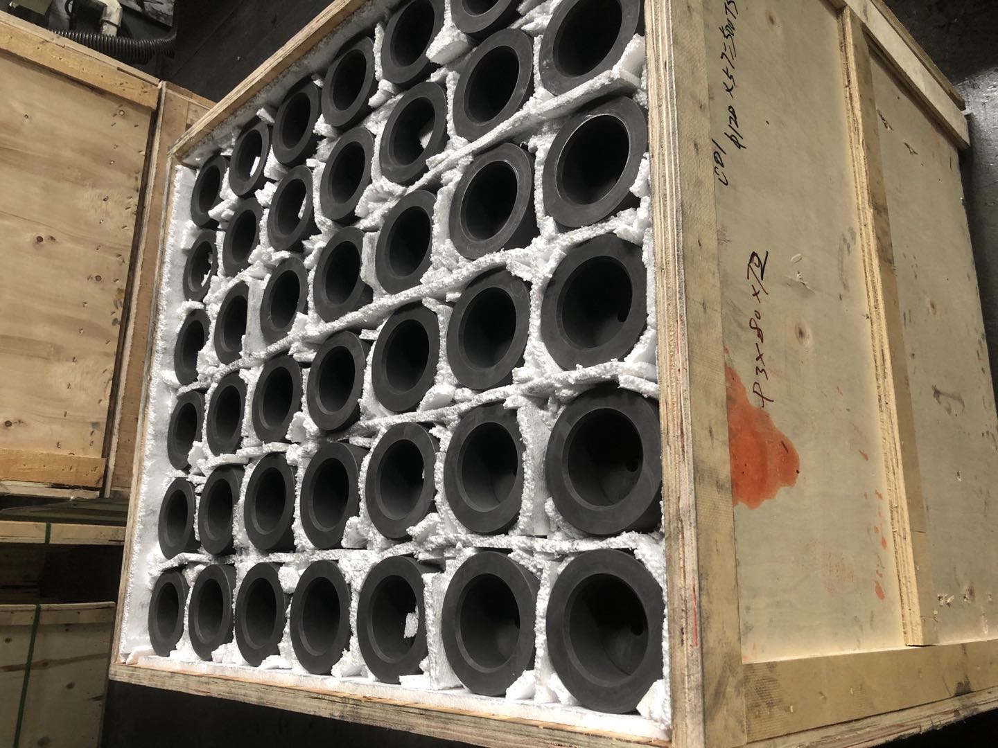 Molde de grafito para perforar brocas de núcleo de diamantes