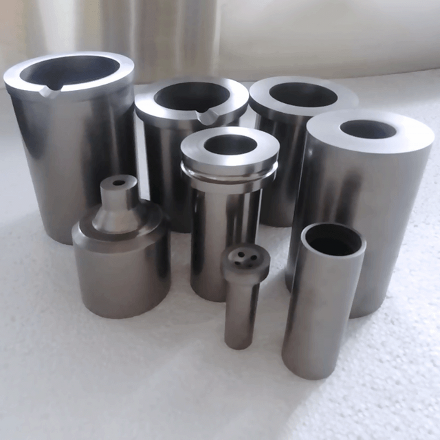 Crisol de grafito para fundición de metling de plata dorada