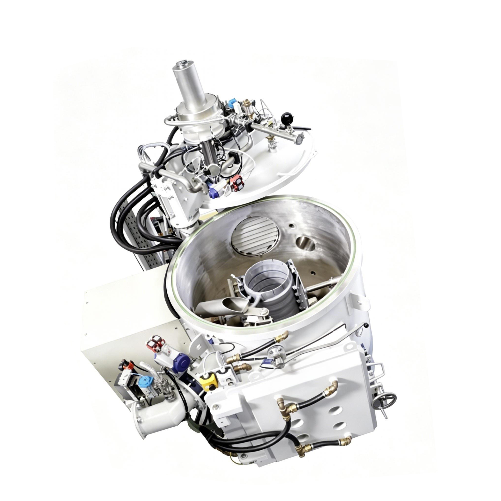 Elemento calefactor de grafito y componentes de anillo aislante para hornos de vac&iacute;o de alta temperatura.