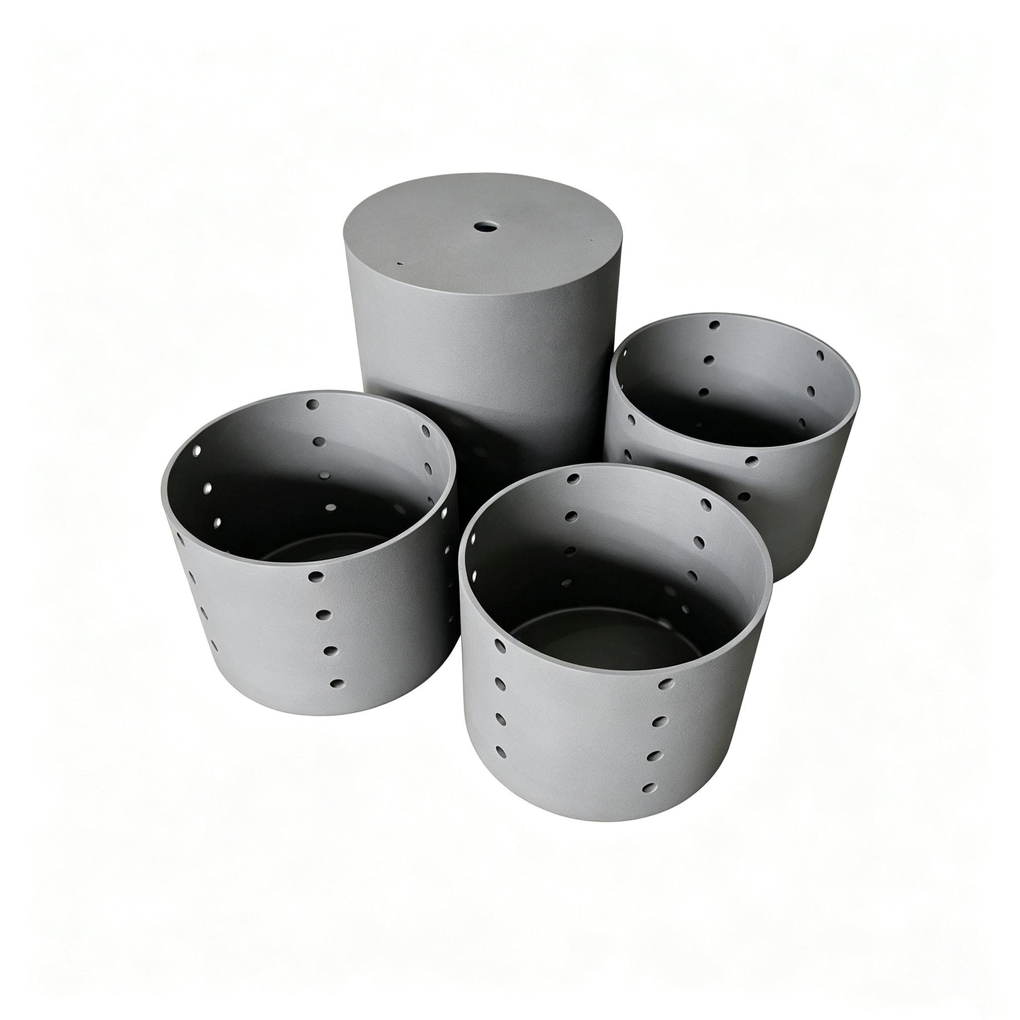 Crisoles de grafito grandes | Crisoles resistentes a altas temperaturas diseñados para fundición industrial de gran capacidad y fundición de metales preciosos | nhd