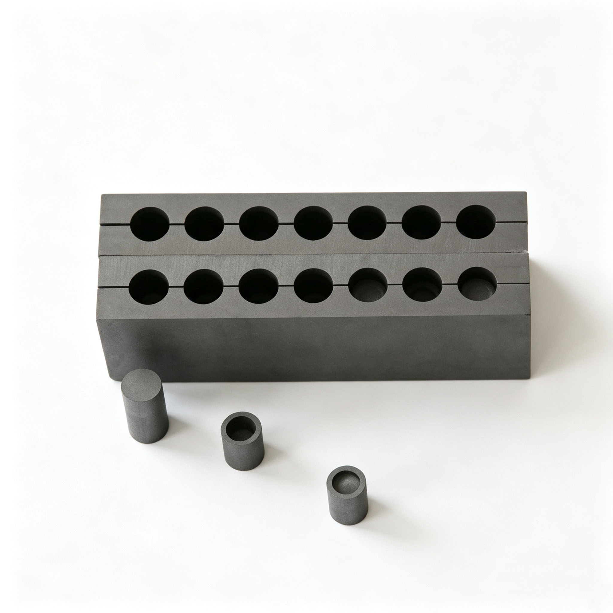 Molde de grafito con segmento de diamante | Molde de sinterización de grafito de alta pureza de grano ultrafino | Carbono NHD - Jiangxi Ningheda New Material Co., Ltd.