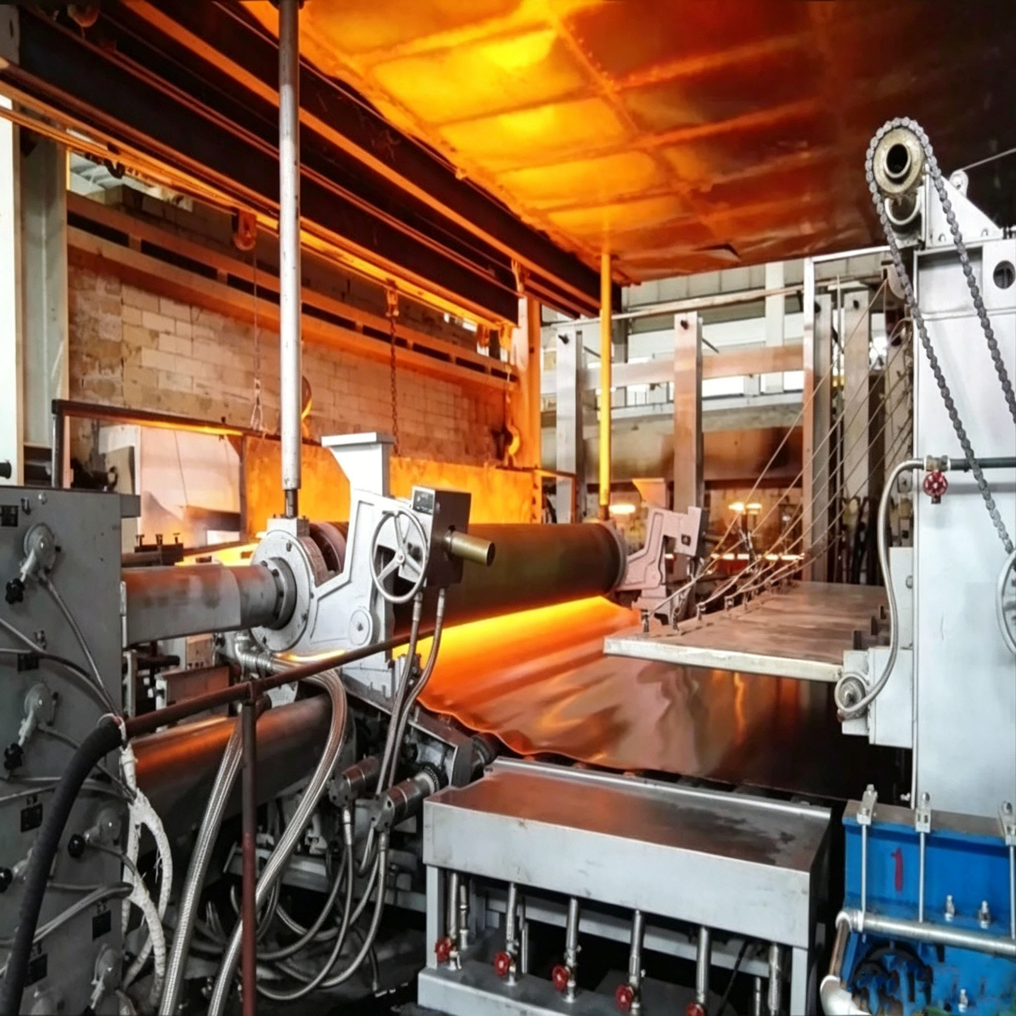 Horno de producci&oacute;n de metalurgia y vidrio especializado de alta temperatura revestido con aislamiento de fieltro de grafito suave a base de ray&oacute;n para una resistencia extrema al calor y eficiencia energ&eacute;tica