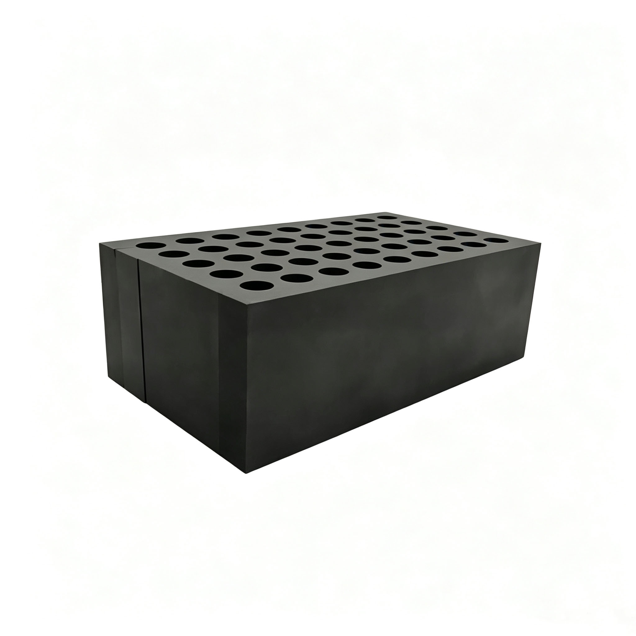 Molde de bloque de grafito con m&uacute;ltiples orificios de matriz rectangular, matriz de sinterizaci&oacute;n de grafito de alta pureza para segmentos de corte de diamante de varios tama&ntilde;os