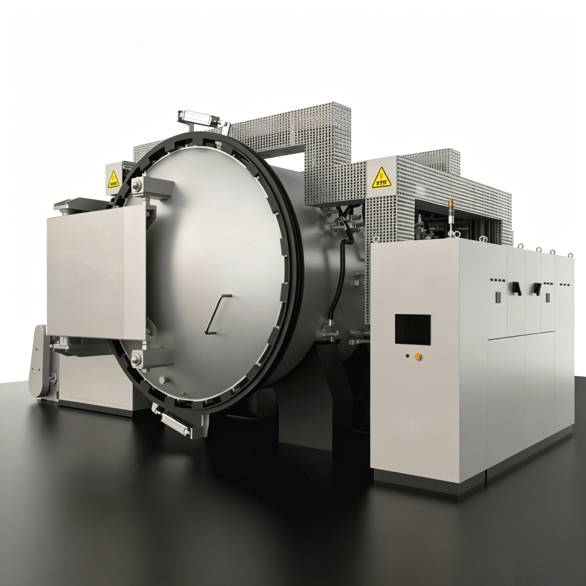 Horno de atm&oacute;sfera de vac&iacute;o de alta temperatura con capa de aislamiento t&eacute;rmico de fieltro de grafito suave a base de ray&oacute;n para aplicaciones de tratamiento t&eacute;rmico y sinterizaci&oacute;n de hasta 2800 &deg;C