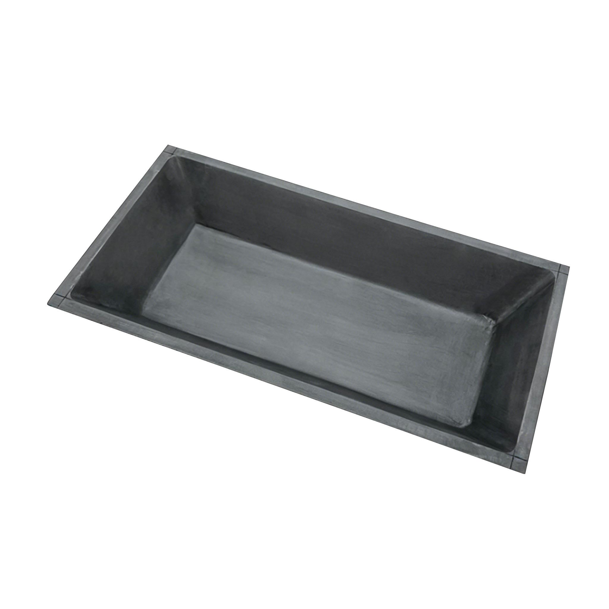 Bote de grafito rectangular de alta pureza para contenci&oacute;n de metal fundido, molde de carbono mecanizado con precisi&oacute;n para fundici&oacute;n de aleaciones no ferrosas