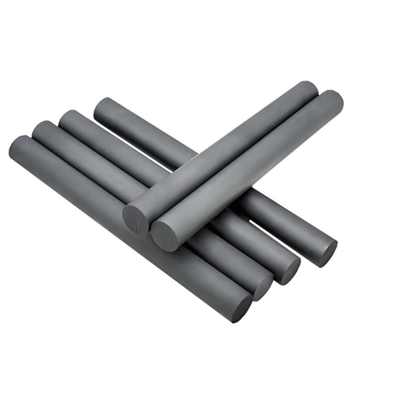 Pantalla apilada cruzada de varillas de grafito industrial de m&uacute;ltiples especificaciones, barras redondas de carbono de alta densidad, material de varilla de grafito para elementos calefactores de hornos de vac&iacute;o, cara final densa sin poros, resistencia a la flexi&oacute;n ≥25MPa