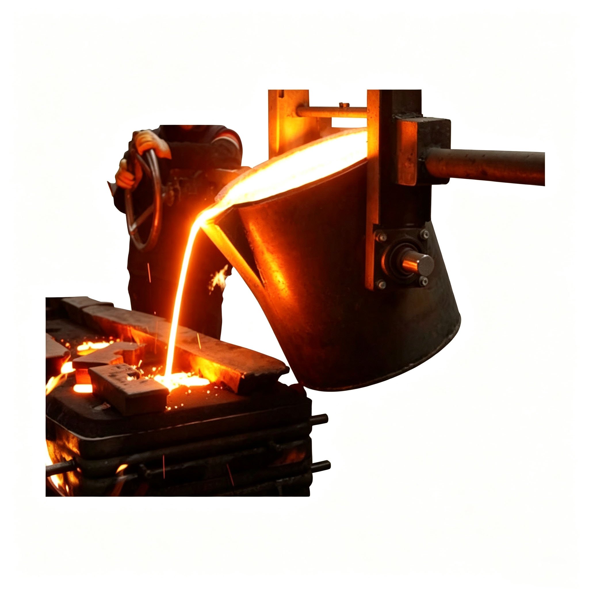 Proceso de filtraci&oacute;n de metal fundido utilizando filtro de disco perforado de grafito, fundici&oacute;n de aluminio o cobre con vertido de metal l&iacute;quido a alta temperatura, placa de carb&oacute;n poroso Ningheda para eliminaci&oacute;n de impurezas en fundici&oacute;n