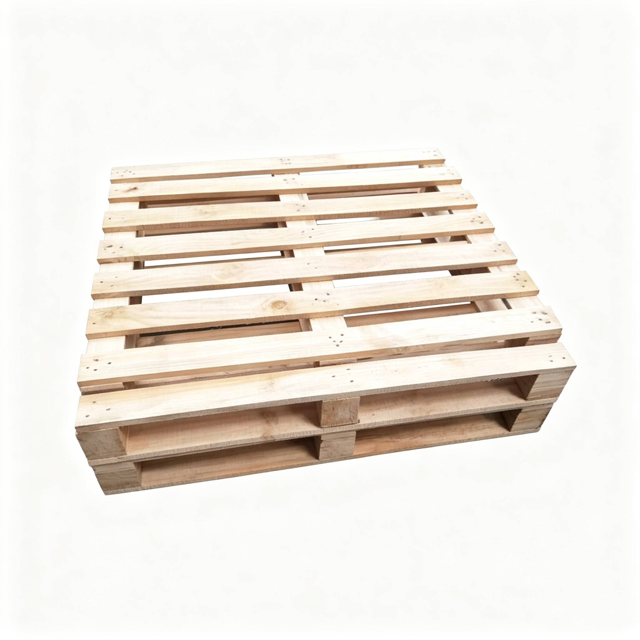 Base de plataforma de madera de alta resistencia dise&ntilde;ada para un apilamiento estable y manejo con montacargas de env&iacute;os de crisol de grafito.