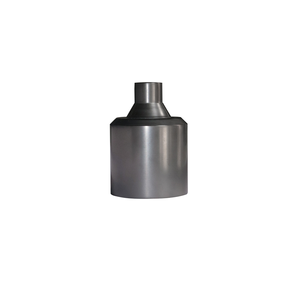 Crisol de grafito de cuello c&oacute;nico integrado con orificio de descarga central, crisol de grafito de alta pureza para vertido continuo de metales preciosos