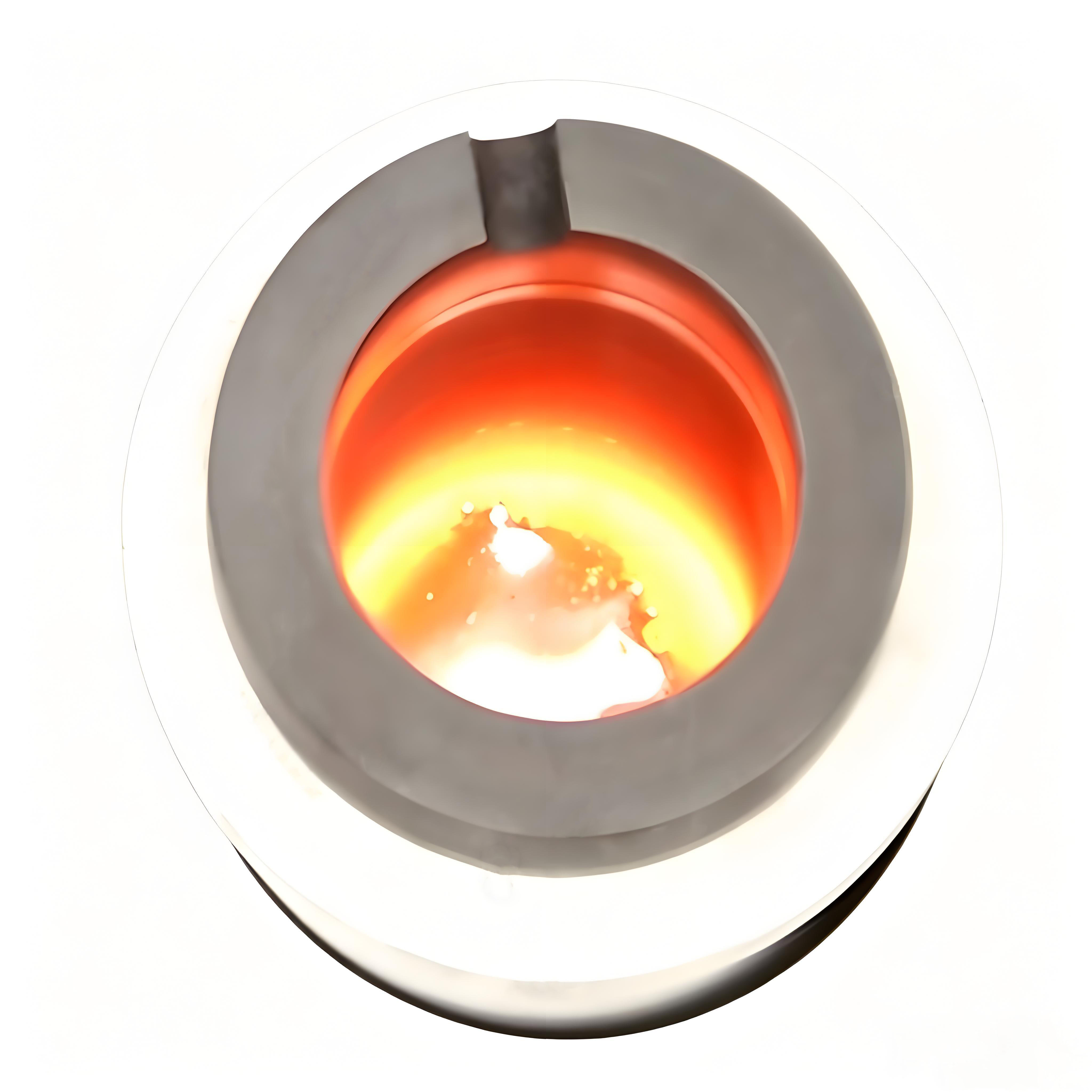 Crisol de grafito de un solo anillo de alta pureza, crisol de grafito resistente a altas temperaturas para fundici&oacute;n de oro, plata y fundici&oacute;n de metales preciosos