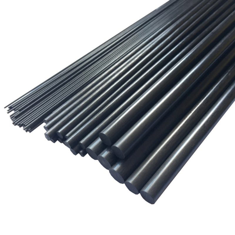 Pantalla de disposici&oacute;n de ventilador de varilla de grafito de di&aacute;metro completo, varillas de carbono de alta pureza de Φ2-50 mm, suministro por lotes de barras redondas de grafito conductor, consistencia uniforme del material isost&aacute;tico, contenido de ceniza ≤0,15%