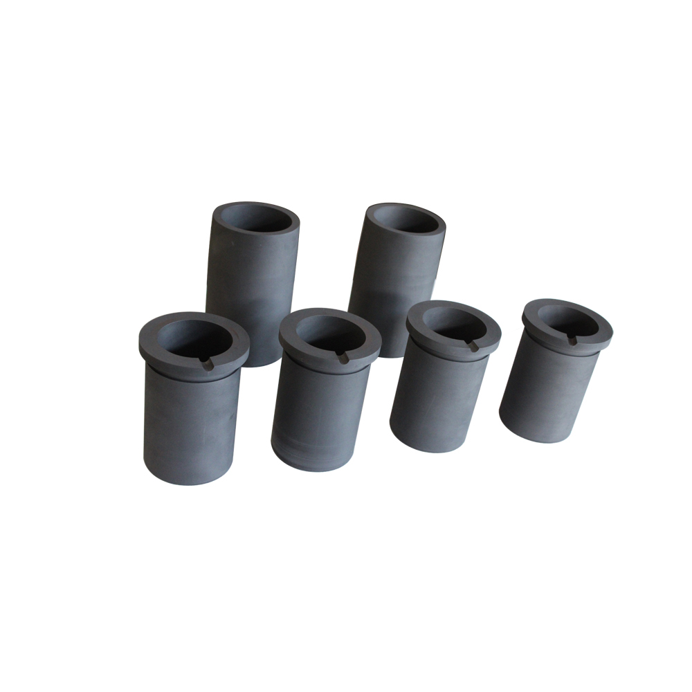 Crisoles de grafito de alta pureza de un solo anillo de grado industrial | Disponible en varios tamaños desde 1 kg hasta 10 kg | Adecuado para la fundición y fundición de oro, plata y cobre.
